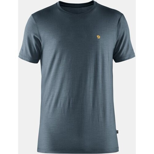 Fjällräven Bergtagen Thinwool T-Shirt Short Sleeve Marineblauw