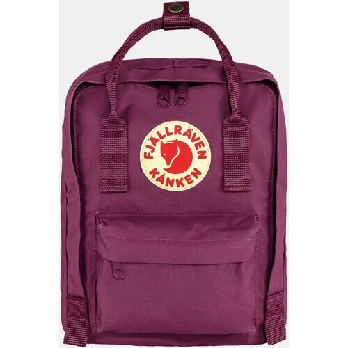 Fjällräven Kånken Mini 7L Rugzak Donkerpaars/Logo