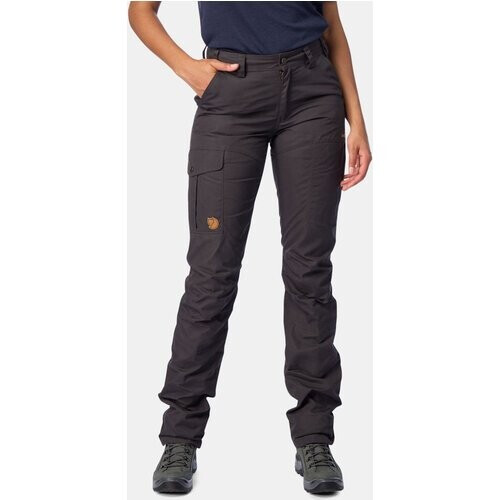 Fjällräven Karla Pro Curved Broek Dames Donkergrijs