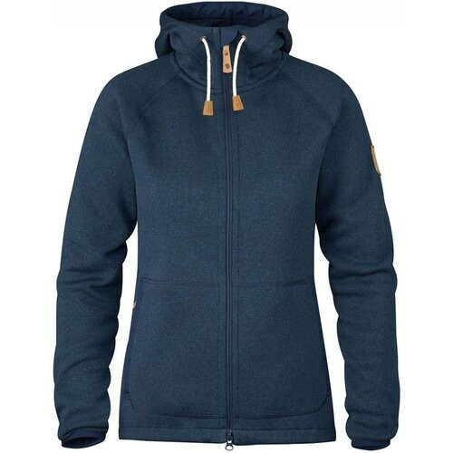 Fjällräven Övik Fleece Hoodie Vest Dames Blauw