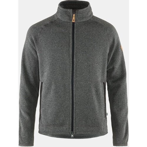 Fjällräven Övik Fleece Zip Sweater Vest Donkergrijs