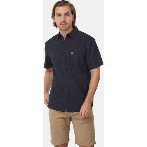 Fjällräven Ovik Travel Ss Shirt Marineblauw
