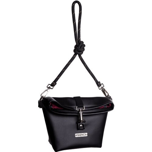 Fraenck dames vegan Crossbody Tas Lucy Zwart