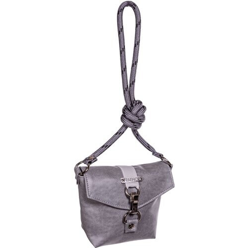 Fraenck dames vegan Crossbody Tas Luna Lichtgrijs