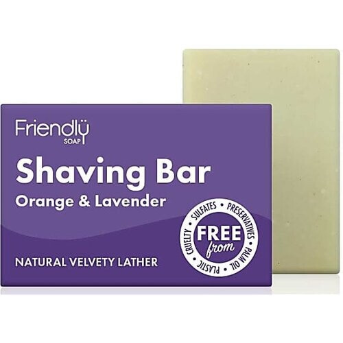 Friendly Soap Scheerzeep Bar - Sinaasappel & Lavendel