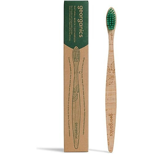 Georganics Beukenhouten Tandenborstel - Medium