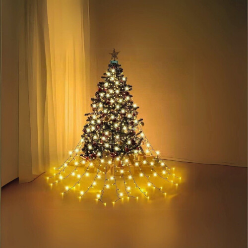 Giftmas Kerstboom Kerstverlichting Ring - Lichtslinger - Kerstversiering - lichtsnoer - Kerstboom Lampjes Slinger - 280 LED Kerstlampjes - Kerstdecoratie