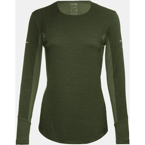Gore Wear Shirt Ls Vivid Ls Shirt Dames Donkerkaki