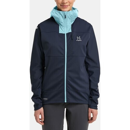 Haglöfs L.I.M. Hybrid Softshell Jas Dames Donkerblauw/Blauw
