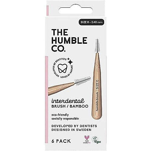 Humble Bamboe Interdentale Bamboe Borstel - Roze