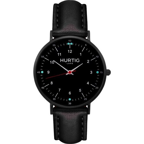 Hurtig Lane dames vegan Moderna Horloge All Black & Black