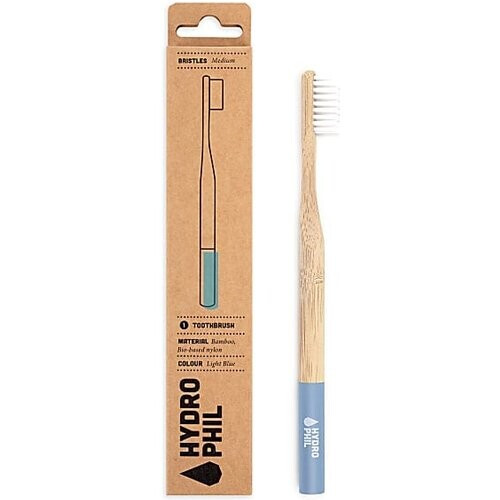 Hydrophil Bamboo Tandenborstel Blauw Medium Soft