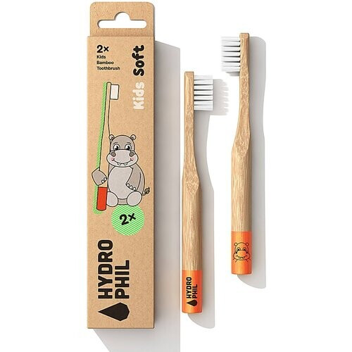 Hydrophil Bamboo Tandenborstel Kids Rood
