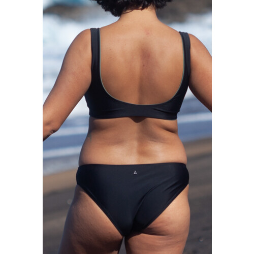 Inaska dames vegan Bikini Broekje Regular Cut Chill Zwart