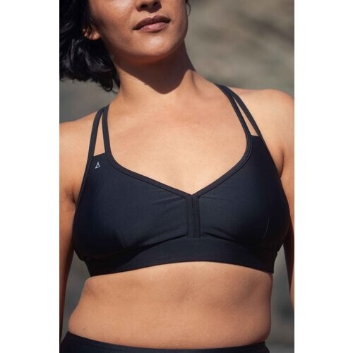 Inaska dames vegan Sportbikini Top Wild Zwart
