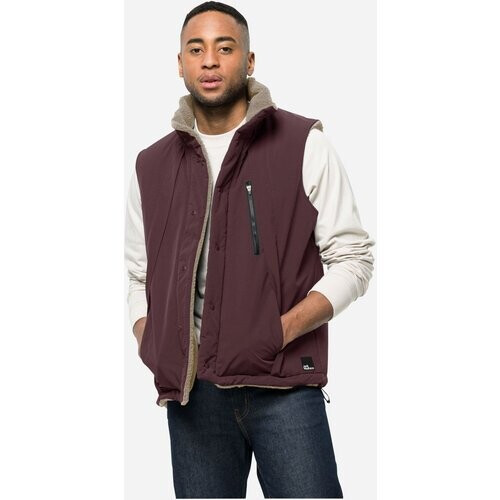 Jack Wolfskin Alex Vest Reversible Bodywarmer Donkerpaars