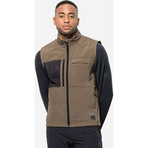 Jack Wolfskin Bike Commute Ins Vest M Lichtbruin