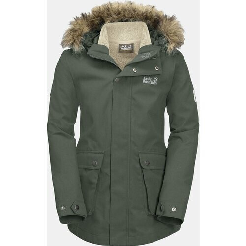 Jack Wolfskin Elk Island 3-in-1 Jas Middenkaki