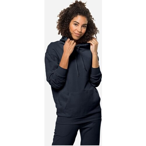 Jack Wolfskin Essential Dames Hoodie Donkerblauw