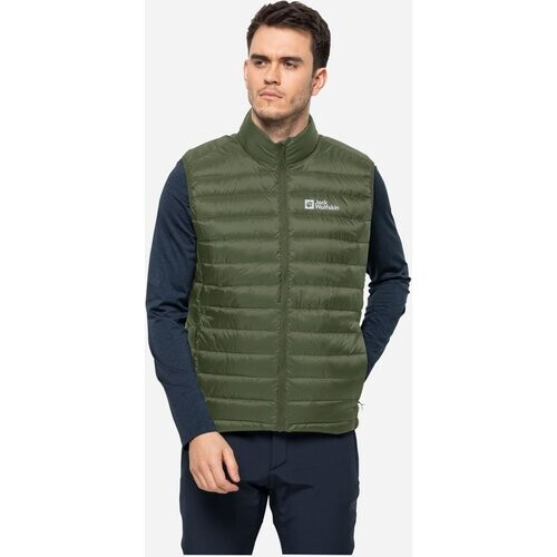 Jack Wolfskin Pack & Go Down Vest M Donkergroen