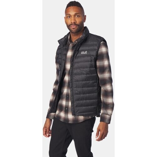 Jack Wolfskin Pack & Go Down Vest M Zwart