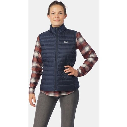 Jack Wolfskin Pack & Go Down Vest W Donkerblauw