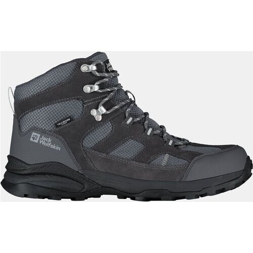 Jack Wolfskin Trail Hiker Texapore Mid Wandelschoen Zwart/Donkergrijs