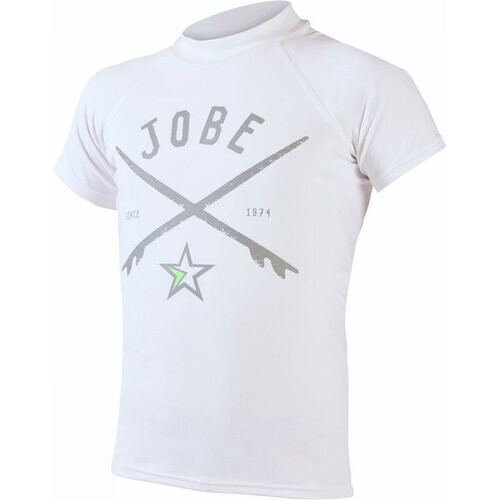 Jobe Rashguard Shirt Jongens Wit/Lichtkaki
