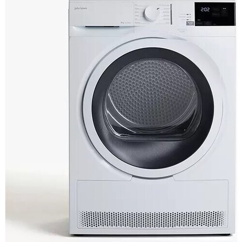 John Lewis Jltdh24 - Warmtepompdroger - 8 Kg - Sensor Drying - 66 Db - Energieklasse A+ | Tweedehands (Refurbished)