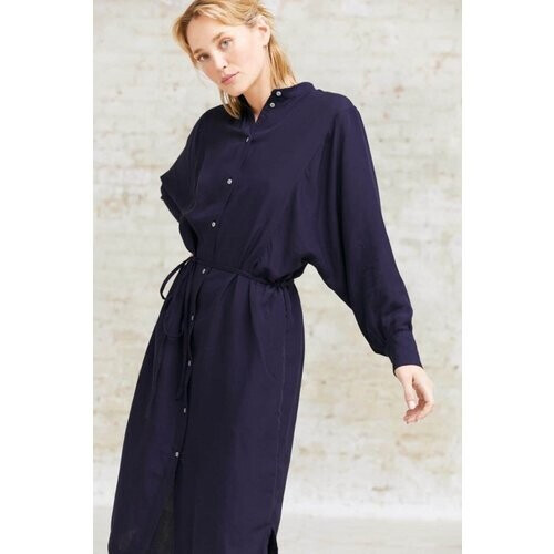 Jyoti Fair Works dames vegan Jurk Hanisha Sapphire