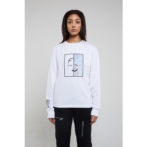 KABOOSH dames vegan T-Shirt Unisex What Mask? Wit