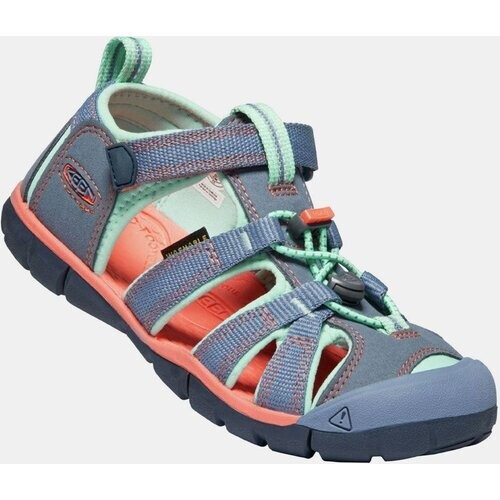 Keen Seacamp II CNX Youth Sandaal Junior Lichtgrijs/Turkoois