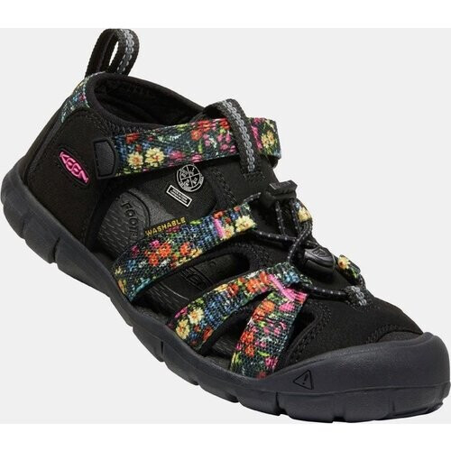 Keen Seacamp II CNX Youth Sandaal Junior Zwart/Ass. Bloem