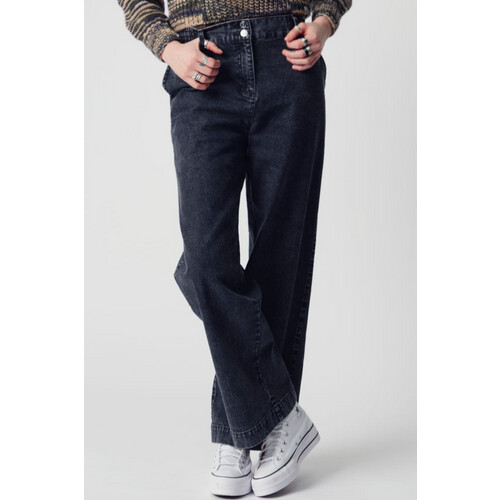 KOMODO dames vegan Tiger Broek Washed Grijs