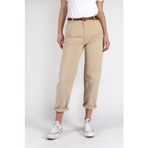 Kuyichi dames vegan Chino Lara Sand Beige