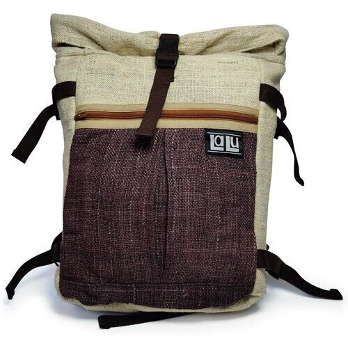 LaLu Products mannen vegan Basanta Earth-Rugzak | Biologische Hennep