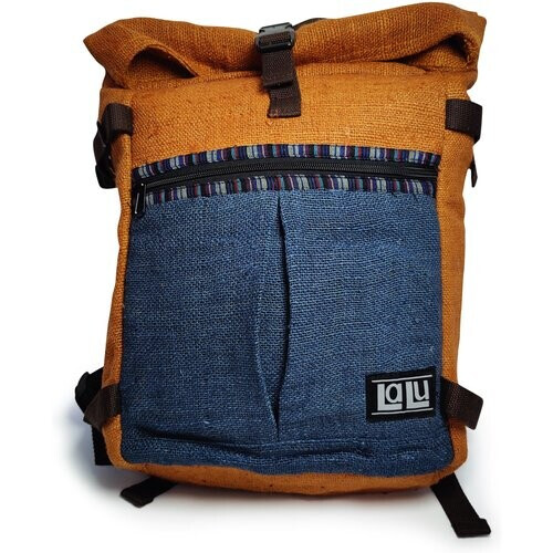 LaLu Products mannen vegan Basanta Evening Sky Rugzak | Biologische Hennep
