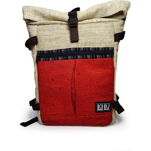 LaLu Products mannen vegan Basanta Fire Rugzak | Biologische Hennep