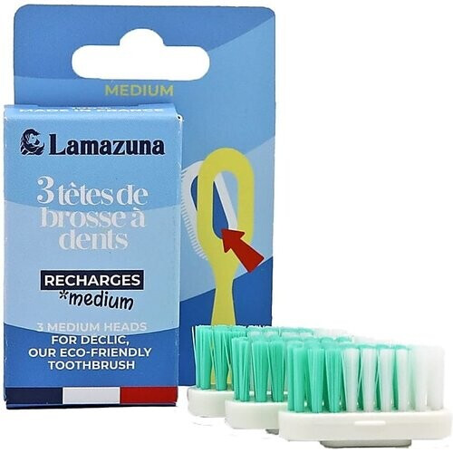 Lamazuna Vervangkop Tandenborstel Medium & Soft Medium