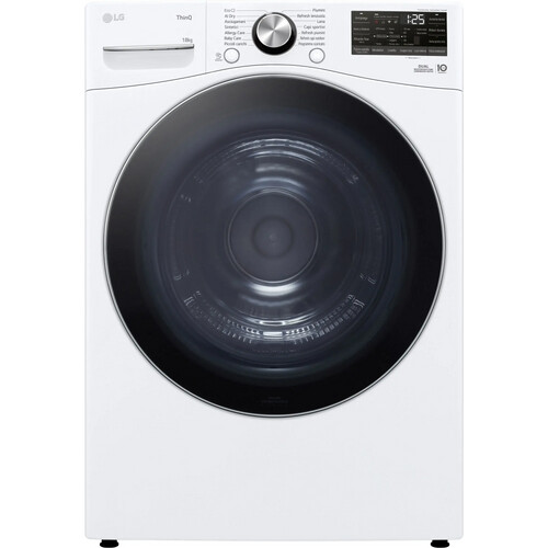 Lg Rh18u8avcw - Warmtepompdroger - 18 Kg - Dual Inverter Heat Pump - 63 Db - Energieklasse D - Wit | Nieuw (outlet)