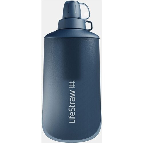 Lifestraw Peak Series Collapsible Squeeze Bottle 650ml Mountain Drinkfles Blauw