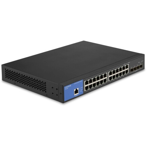 Linksys LGS328C-EU - Managed Switch - 24x 1Gbps Ethernet 4x SFP+ - 23,95W