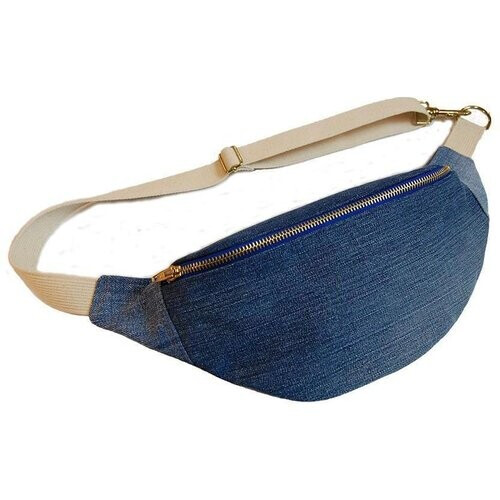 MAHLA dames vegan Heuptas Phoenix Midi Blauw Denim