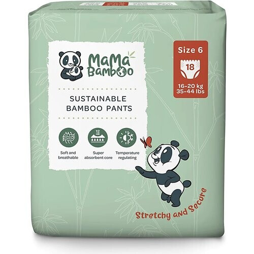 Mama Bamboo Eco Luierbroekjes - XX-Large Plus - Maat 6+