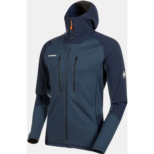 Mammut Eiswand Advanced Hooded Vest Donkerblauw