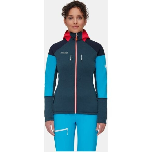 Mammut Eiswand Advanced Hooded Vest Donkerblauw/Rood