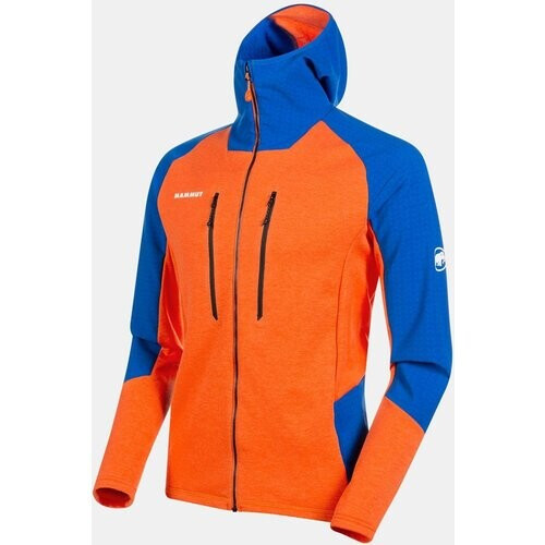 Mammut Eiswand Advanced Hooded Vest Oranje/Blauw