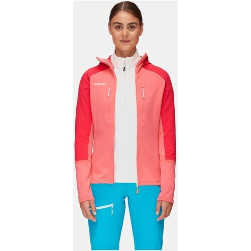 Mammut Eiswand Advanced Hooded Vest Zalmroze/Middenrood