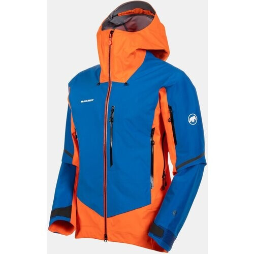 Mammut Nordwand Pro HS Hooded Jas Blauw/Oranje