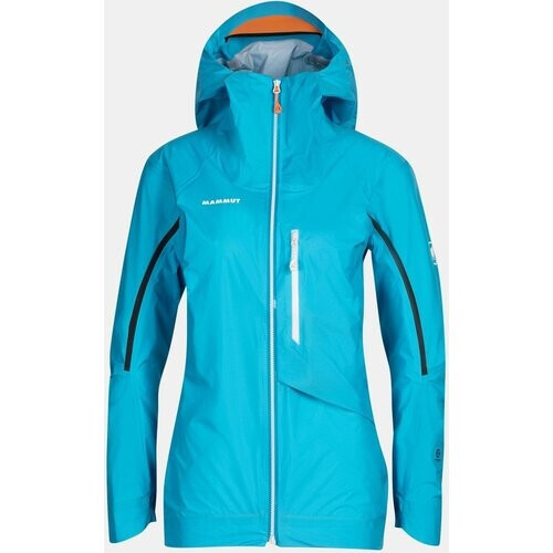 Mammut Norwand Light Hooded Hardshell Jas Dames Middenblauw
